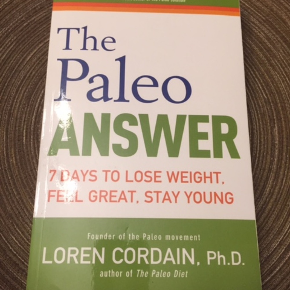 The Paleo Answer book LIKE-NEW CONDITION